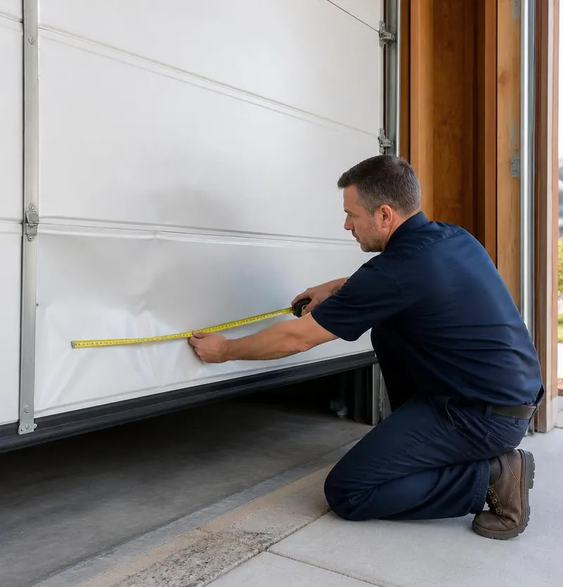 Off Track Door Repair in Elfers